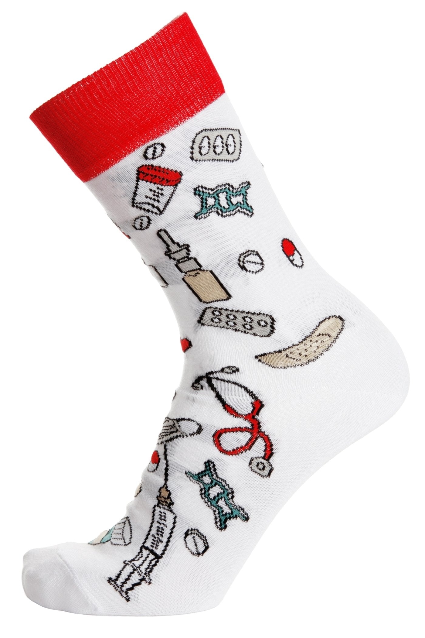 DOCTOR white cotton socks